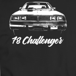 1978 Challenger Grill View With Model Year Dark Color T Shirt