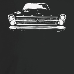 1966 Fairlane Grill View Dark Color T Shirt