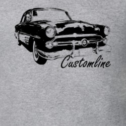 1952 Customline Three Quarter Angle View With Model Name Sport Grey T 