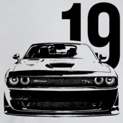 2019 Challenger Grill View With Year Light Color T Shirt