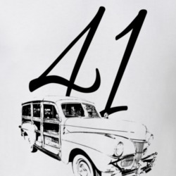 1941 Super Deluxe Three Quarter Angle View With Year And Model Name Li
