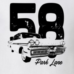 1958 Park Lane Three Quarter Angle View With Year And Model Name Light