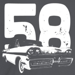1958 Park Lane Three Quarter Angle View With Year Dark Color T Shirt