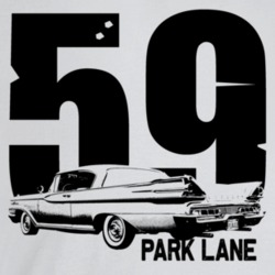 1959 Park Lane Three Quarter Rear Angle View With Year And Model Name 