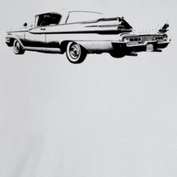 1959 Park Lane Three Quarter Rear Angle View Light Color T Shirt
