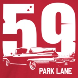 1959 Park Lane Three Quarter Rear Angle View With Year And Model Name 