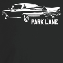 1959 Park Lane Three Quarter Rear Angle View With Model Name Dark Colo