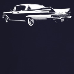 1959 Park Lane Three Quarter Rear Angle View Dark Color T Shirt