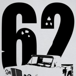 1962 Jeep Gladiator Three Quarter Angle View With Year And Model Name 