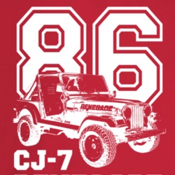 1986 Jeep Cj-7 Renegade Three Quarter Angle View With Year And Model N