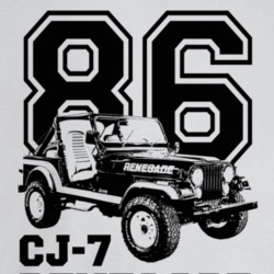 1986 Jeep Cj-7 Renegade Three Quarter Angle View With Year And Model N