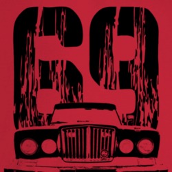 1969 Gladiator Grill View With Year Light Color T Shirt