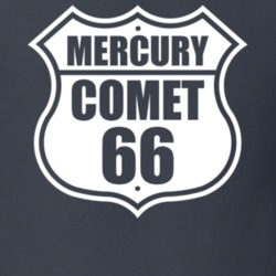 Highway Route 1966 Comet Dark Color T Shirt