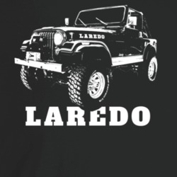 1982 Jeep Cj-7 Laredo Three Quarter Angle View With Model Name Dark Co