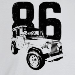 1986 Jeep Cj-7 Laredo Three Quarter Angle View With Year Light Color T