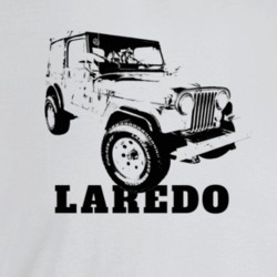 1986 Jeep Cj-7 Laredo Three Quarter Angle View With Model Name Light C