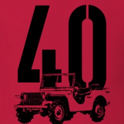 1940 Pygmy Army Jeep Three Quarter Angle View With Year Light Color T 