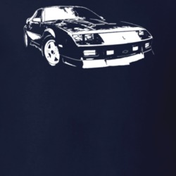 1991 Camaro Three Quarter View Dark Color T Shirt