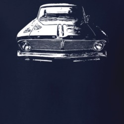 1967 Falcon Grill View Dark Color T Shirt