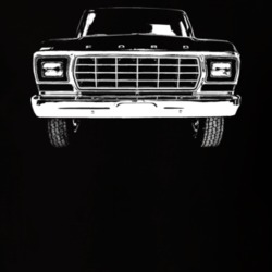 1978 F 250 Grill View Dark Color T Shirt