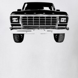 1978 F 250 Grill View Light Color T Shirt