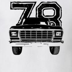 1978 F 250 Grill View With Year Light Color T Shirt