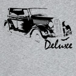 1935 Deluxe Phaeton Three Quarter Angle View With Model Name Light Col