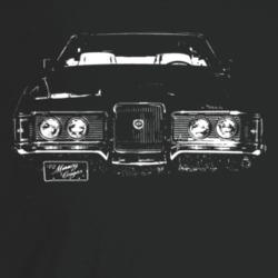 1972 Cougar Grill View Dark Color T Shirt