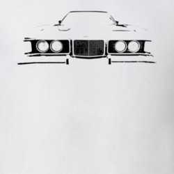 1974 Cougar Grill View Light Color T Shirt