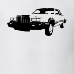 1980 Cougar Three Quarter Angle View Light Color T Shirt