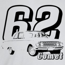 1962 Comet Three Quarter Angle View With Year And Model Name Light Col
