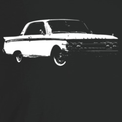1962 Comet Three Quarter Angle View Dark Color T Shirt