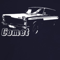 1965 Comet Villager Station Wagon Three Quarter Angle View With Model 