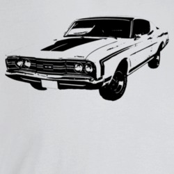 1969 Comet Three Quarter Angle View Light Color T Shirt