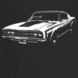 1969 Comet Three Quarter Angle View Dark Color T Shirt