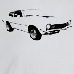 1970 Comet Three Quarter Angle View Light Color T Shirt