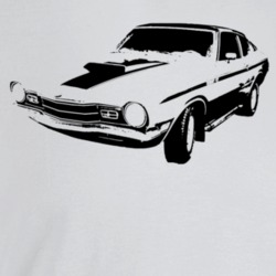 1971 Comet Three Quarter Angle View Light Color T Shirt