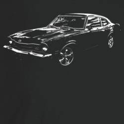 1972 Comet Three Quarter Angle View Dark Color T Shirt