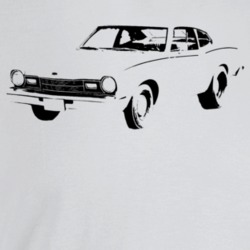 1976 Comet Three Quarter Angle View Light Color T Shirt