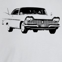 1959 Belvedere Three Quarter Angle View Light Color T Shirt