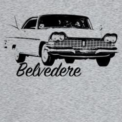 1959 Belvedere Three Quarter Angle View With Model Name Light Color T 