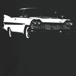 1959 Belvedere Three Quarter Angle View Dark Color T Shirt