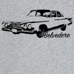 1961 Belvedere Three Quarter Angle View With Model Name Light Color T 