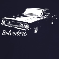 1962 Belvedere Three Quarter Angle View With Model Name Dark Color T S