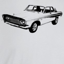1963 Belvedere Three Quarter Angle View Light Color T Shirt