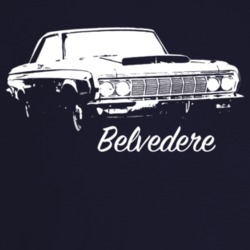 1964 Belvedere Three Quarter Angle View With Model Name Dark Color T S