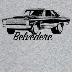 1965 Belvedere Three Quarter Angle View With Model Name Light Color T 