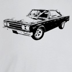 1967 Belvedere Three Quarter Angle View Light Color T Shirt