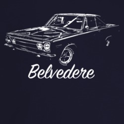 1967 Belvedere Three Quarter Angle View With Model Name Dark Color T S