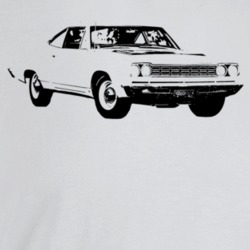 1968 Belvedere Three Quarter Angle View Light Color T Shirt
